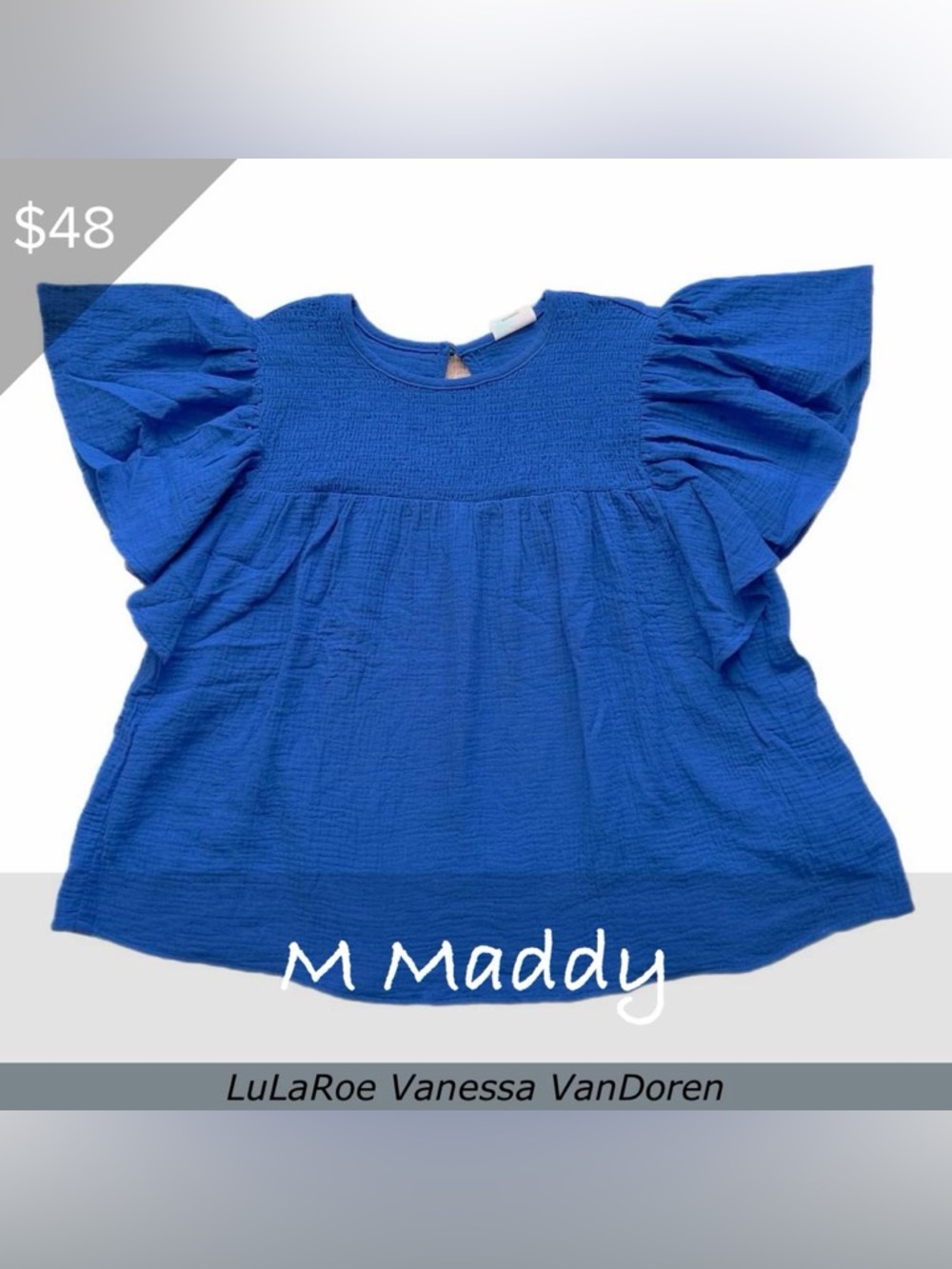 LuLaRoe Blue Maddy
